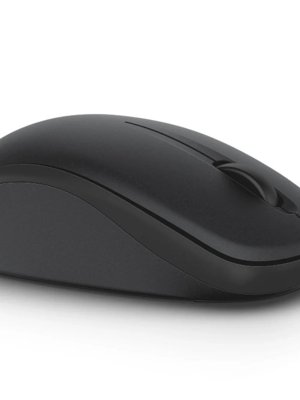 Dell Wireless Mouse WM126, 1000 DPI, 3 Buttons, USB Wireless Receiver, 1 AA Batt